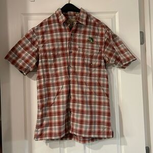Redhead button up fishing shirt